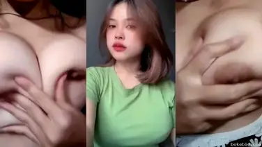Hijabers Tiktok Baju Hijau Toge Montok Memek Digenjot Brutal
